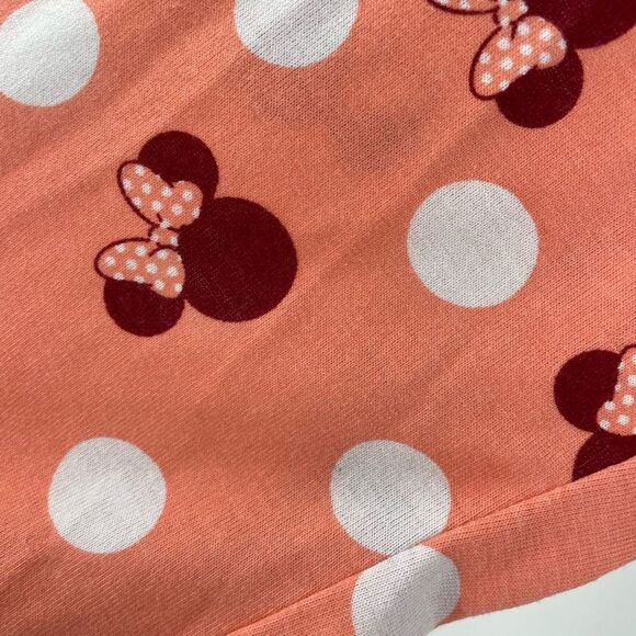 LuLaRoe Womens Disney Minnie Mouse 3/4 Sleeve Randy Top Blue Peach Size Small - Picture 3 of 7